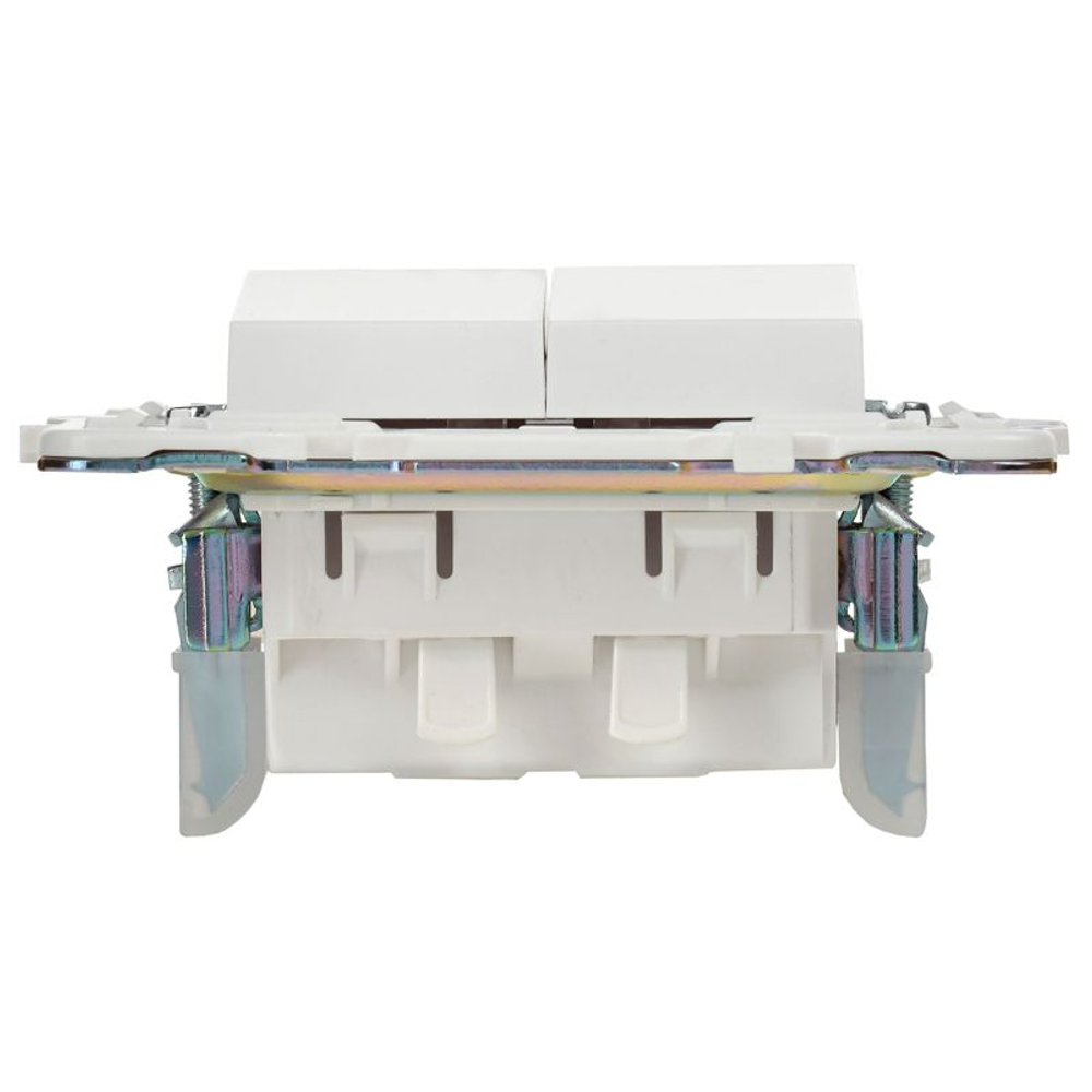 Выключатель 2-кл. SKANDY 10А SK-V04W арктич. бел. IEK SK-V20-0-10-K01