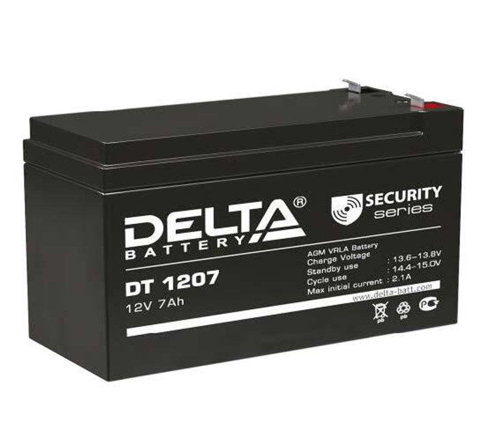 DT 1207 аккумулятор Delta