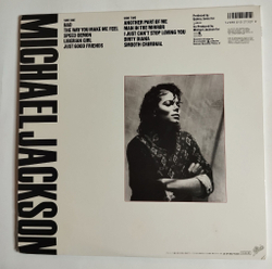Винтажная виниловая пластинка LP Michael Jackson Bad (Japan 1987) (Obi)