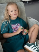 Костюм для девочки, футболка и шорты в сад