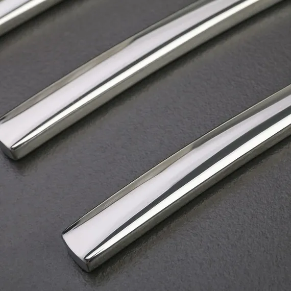 Набор ножей столовых Доляна «Майя», h=23 см, 3 шт, цвет серебряный