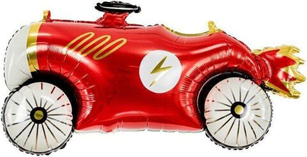 Шар (43""/109 см) Фигура, Гоночный спорткар, Красный, 1 шт. машина красная под пати деко. Г15