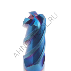 Фреза твердосплавная радиусная  12мм (L=75, l=30, хв=12) Z4 35° по закаленной стали BRHM-4R-D12.0R3.