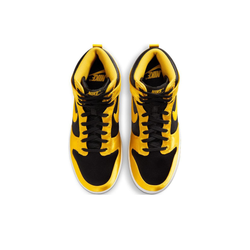 Женские кроссовки Nike Dunk High Goldenrod Satin 'Yellow Black' FN4216-001