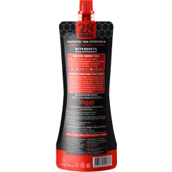 Напиток Чиа СУПЕРФУД «Энергия гуараны + гранат» 250 мл — состав и пищевая ценность на упаковке