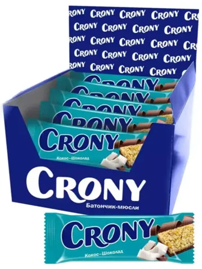 Батончики-мюсли со вкусом Кокос-Шоколад 50 г * 12 шт