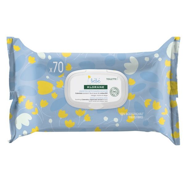 Klorane Bebe Салфетки очищающие