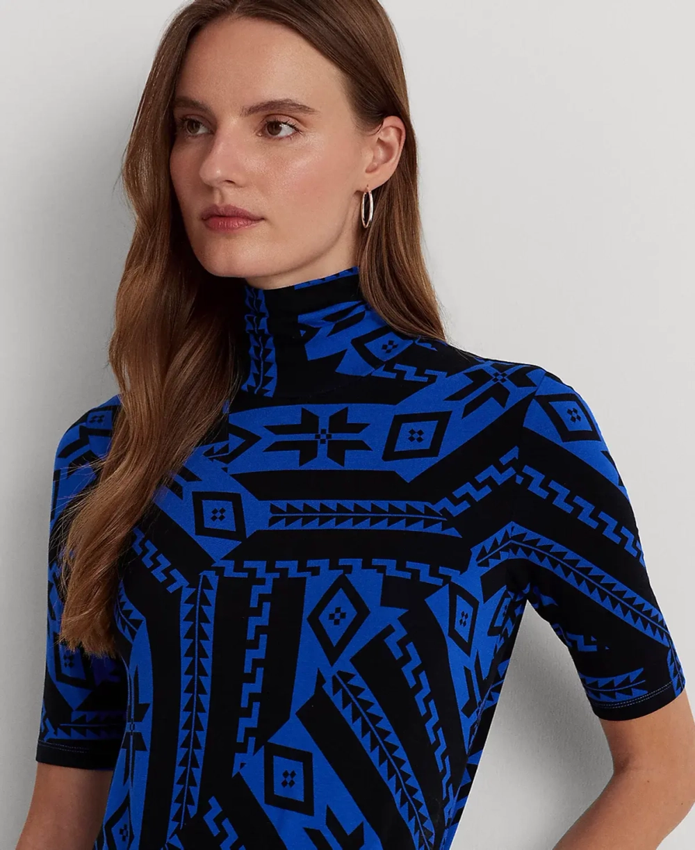 Водолазка Ralph Lauren с коротким рукавом, син.