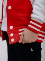 Красный бомбер для школы и сада