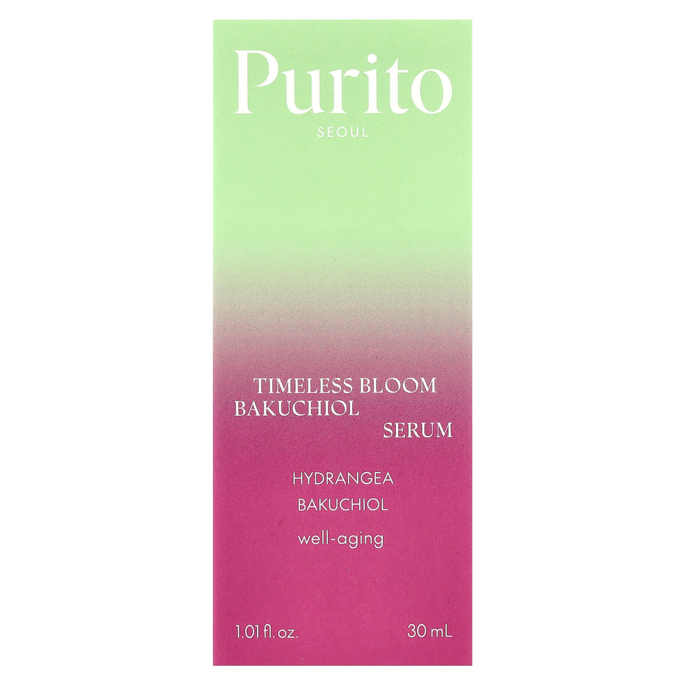Purito, Timeless Bloom Bakuchiol Serum, 30 мл (1,01 жидк. Унции)