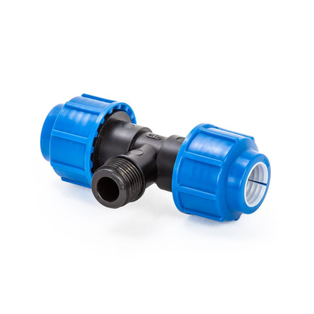 Тройник компрессионный ПНД Pro Aqua UNIO d32x1" внутренняя резьба