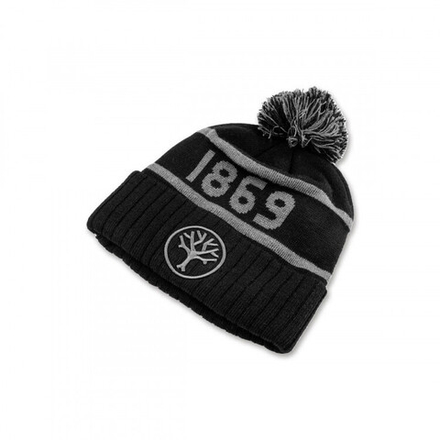 Шапка с помпоном Boker Plus 09BO138 Bobble Hat 1869 Black (акрил)