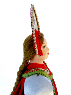 Кукла коллекционная в русском народном костюме