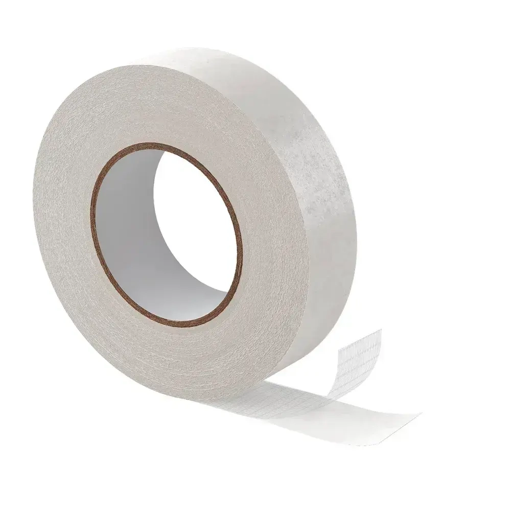 Двухсторонняя армированная монтажная лента для пленок Ондутис Double Scotch, 50 м х 38 мм / Скотч для пароизоляции Ондутис Double Scotch