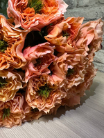 Букет из 19 шт 60см - персикового цвета