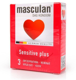 Презервативы Masculan Sensitive plus - 3 шт. (Цвет: не задано)
