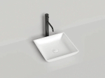 Раковина накладная Salini Callista 04 1101208SM 38 из искусственного камня S-Stone, белая матовая