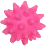 Игрушка - мячик для собак средних и мелких пород «ЗУБОЧИСТКА», цвет розовый и голубой, d-6.5см (лейбл)✦