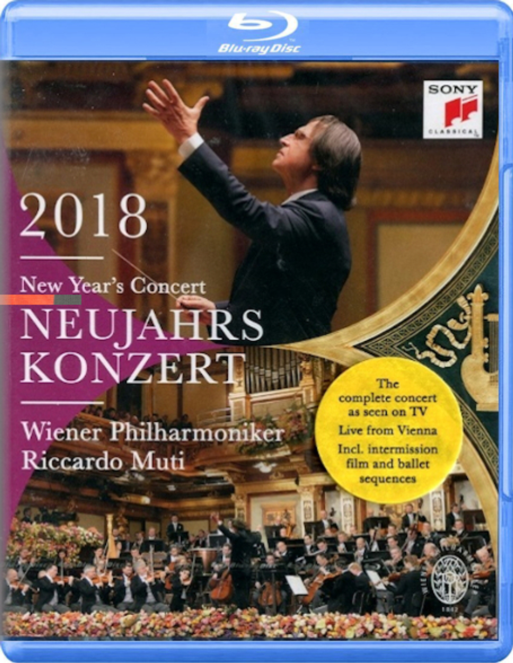 Vienna Philharmonic, Riccardo Muti / New Year's Concert 2018 (Blu-ray)