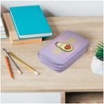 Пенал 3 отделения, 190*110 ArtSpace "Avocado", ткань