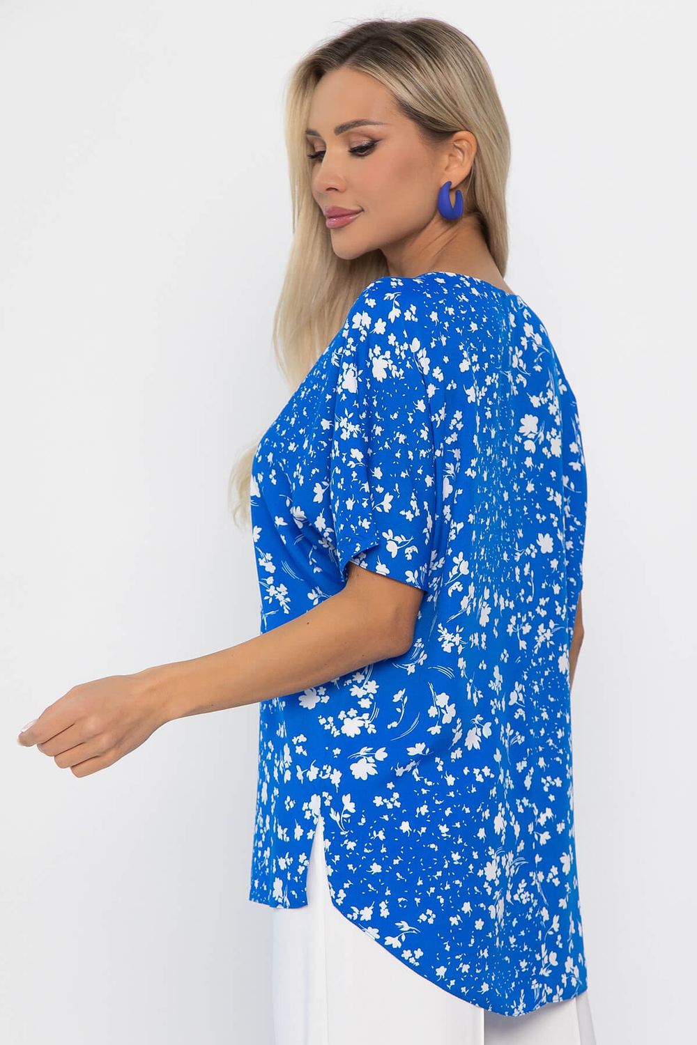 Блуза Маргоша (ярко-голубая) Б13813-16М LT Collection