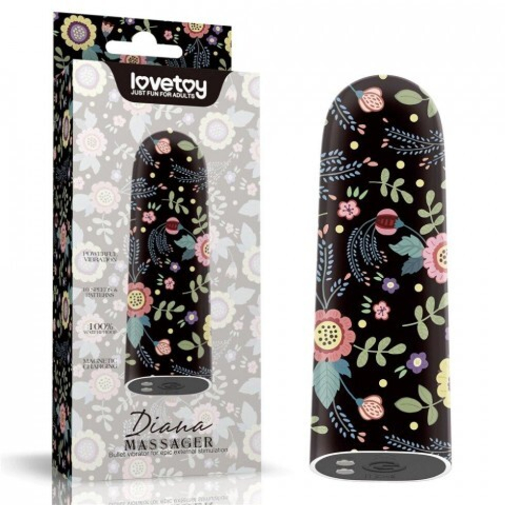 Мини-вибратор "Diana" (8,5*2,7 см.)