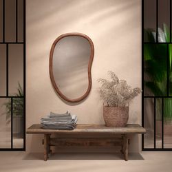 Зеркало настенное Torhill, 64х99 см, коричневое