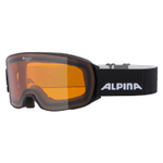 Очки горнолыжные ALPINA Nakiska Black Matt/Orange S2 (б/р)