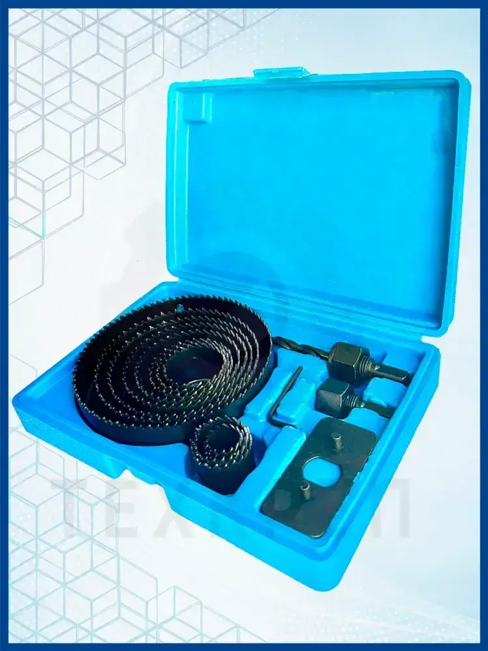 Набор коронок по дереву,16 предметов, 19-127мм, Xpert