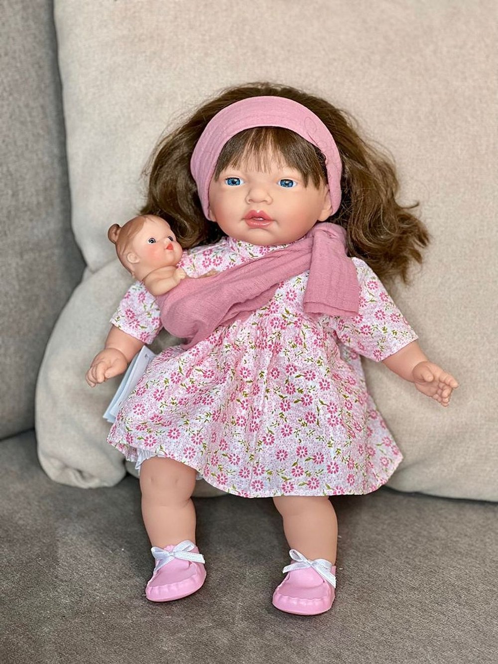 Кукла Nines 40см мягконабивная в пакете (N1610K)