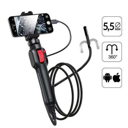 Цена на ICARTOOL (IC-V201) Видеоэндоскоп управляемый USB, 5,5 мм