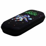 Пенал ЮНЛАНДИЯ, 1 отделение, карман, полиэстер/EVA, 22х10х5 см, "Outer space", 273192