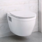 Унитаз подвесной BelBagno Loto безободковый, с крышкой микролифт, с инсталляцией и белой кнопкой