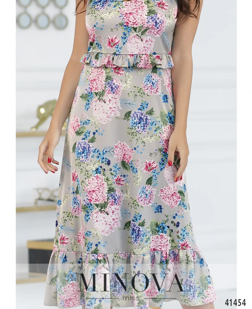 Платье 2003-серый Minova