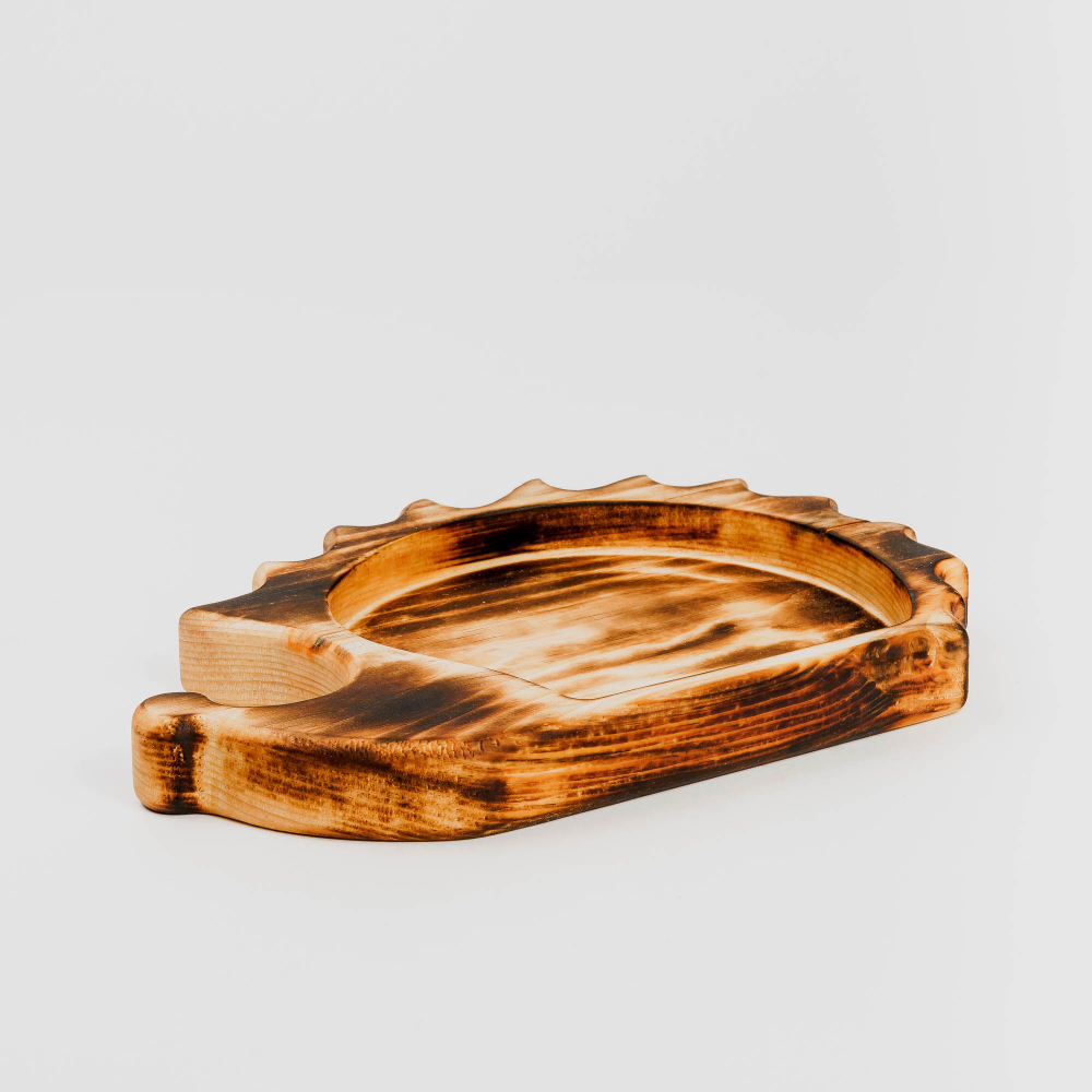 Деревянная менажница "Ежик" из кедра