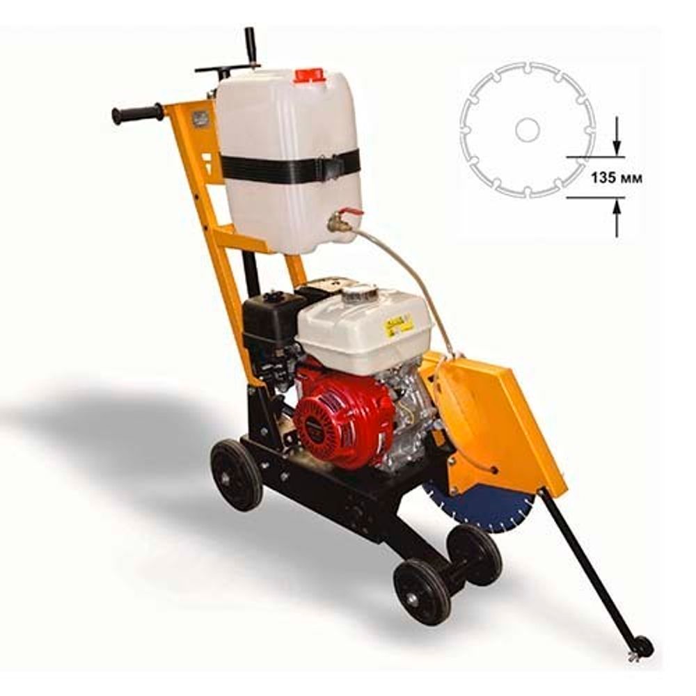 Резчик швов бензиновый Сплитстоун CS-146 - Loncin G200F / глубина реза до 135 мм