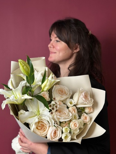 Авторский букет «Нежность рассвета»