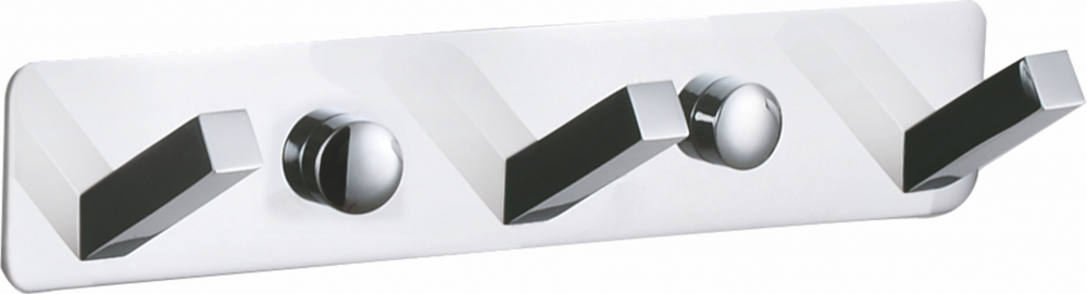 Вешалка с 3 крючками для ванной WONZON & WOGHAND, Хром (WW-9385-3)