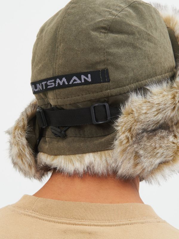 Шапка ушанка зимняя Yukon Ice ткань Finlandia цвет Хаки