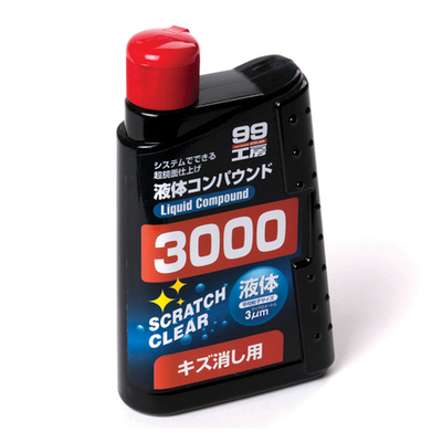 Полироль абразивный 3 микрона Soft99 Liquid Compound #3000, 300 мл