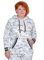 Худи из футера Гринвич