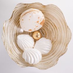 Фруктовница-конфетница Орхидея Лайм Айвори