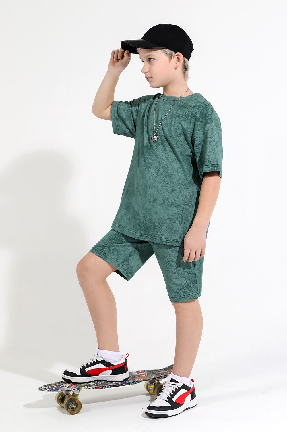 Костюм для мальчика Дым-1 Виотекс ЗЕЛЁНЫЙ