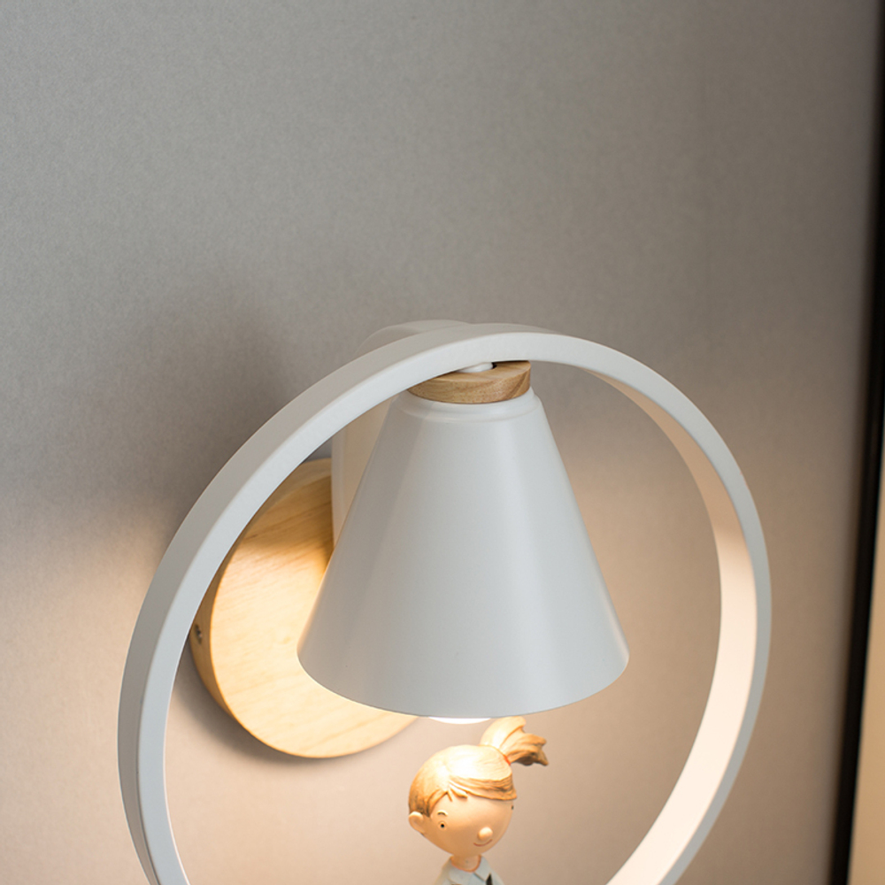 Настенный светильник Home Light Астерия MMD-LED B138-1-1xE27 белый