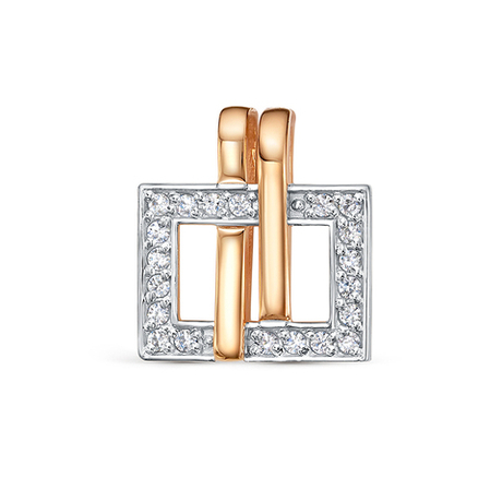 Подвеска из золота 585 пробы с Фианит