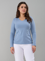 Лонгслив ЛНкл-080/небесный