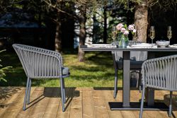 "Каффе Дабл" обеденная группа на 4 персоны, цвет "серый гранит"