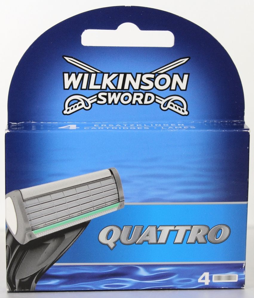 Wilkinson Sword кассеты Quattro 4шт