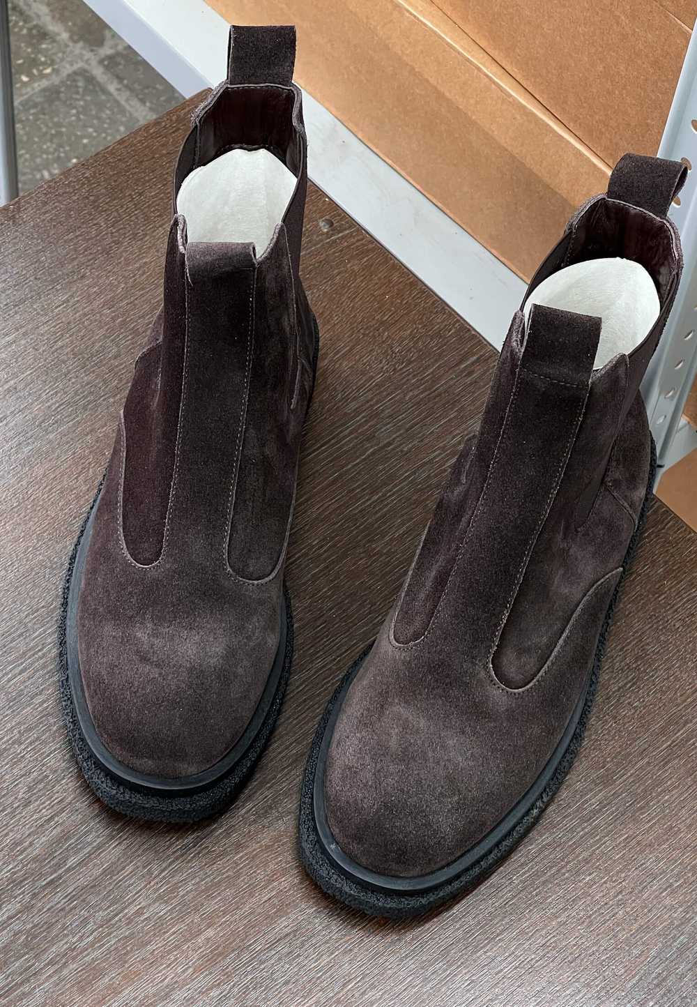 Ботинки // Melanie // Chocolate // Suede