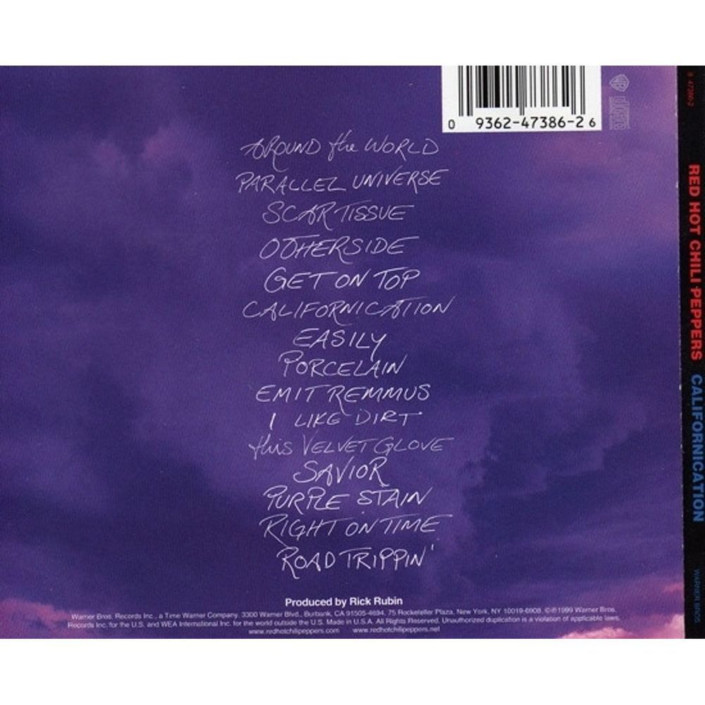 Red Hot Chili Peppers. Californication - Аудио CD